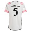Virallinen Fanipaita + Shortsit Juventus Locatelli 5 Vieraspelipaita 2023-24 - Lasten